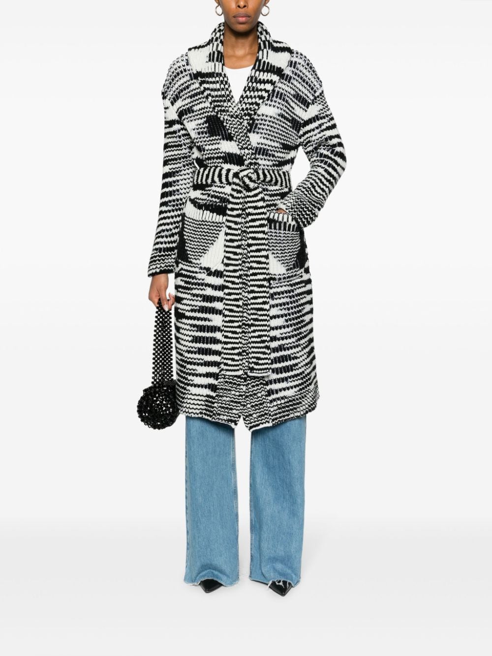 Missoni MISSONI- Printed Wool Long Cardigan