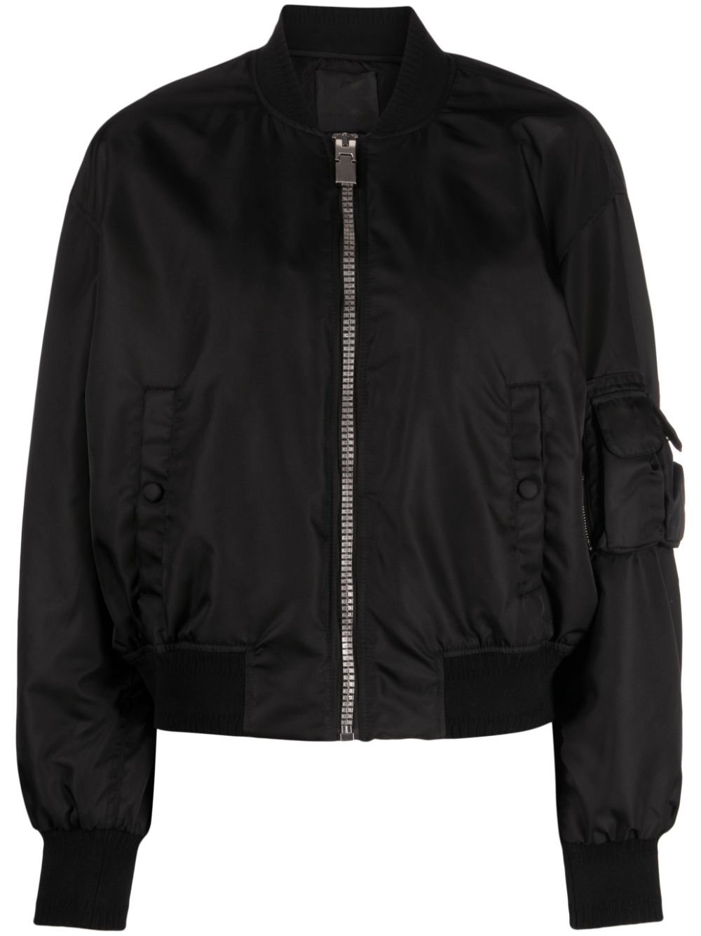 Givenchy GIVENCHY- Logo Nylon Bomber Jacket