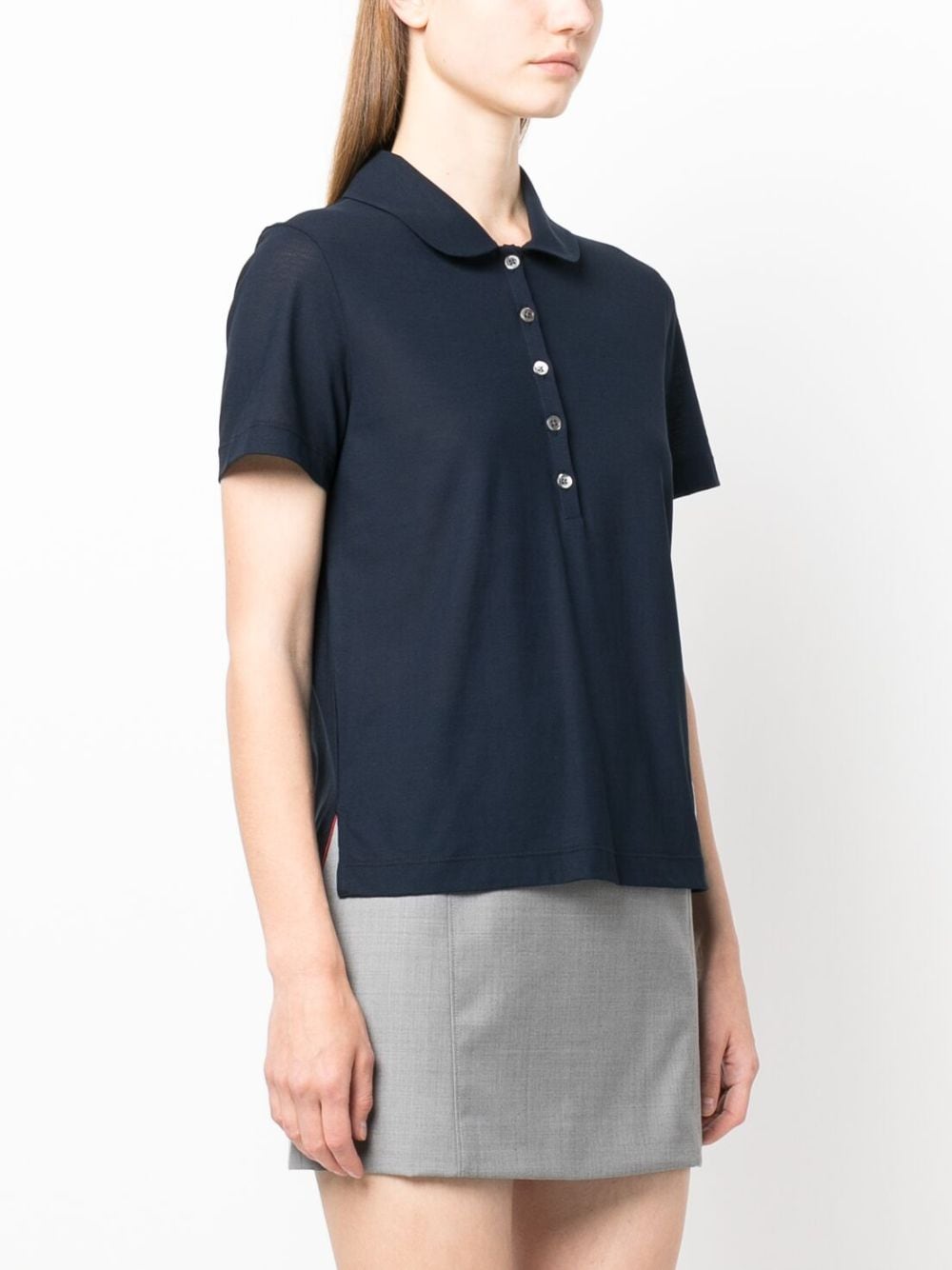 Thom Browne THOM BROWNE- Cotton Polo Shirt