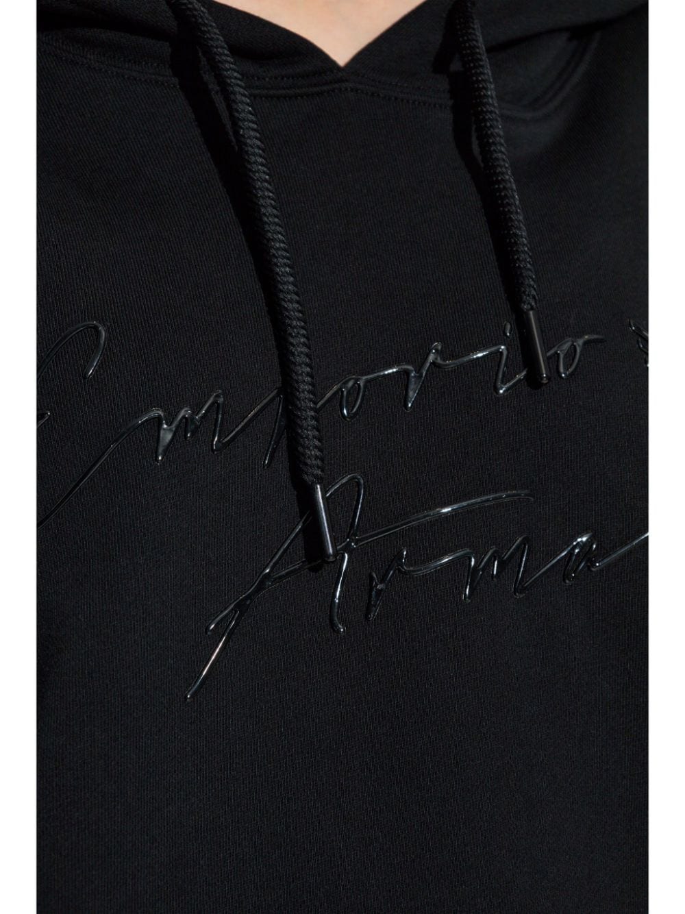 Emporio Armani EMPORIO ARMANI- Logo Cotton Hoodie