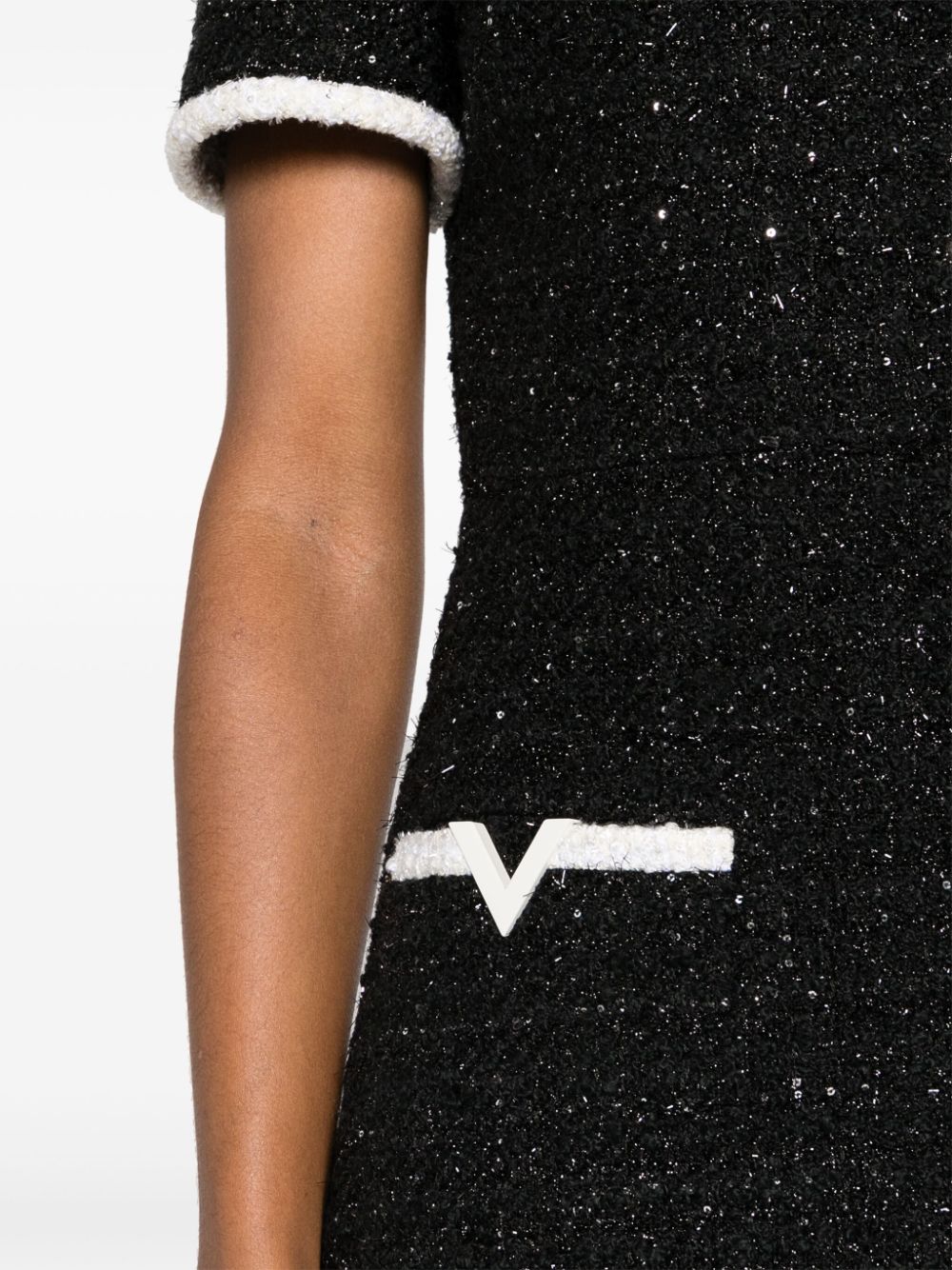 Valentino VALENTINO- Tweed Mini Dress