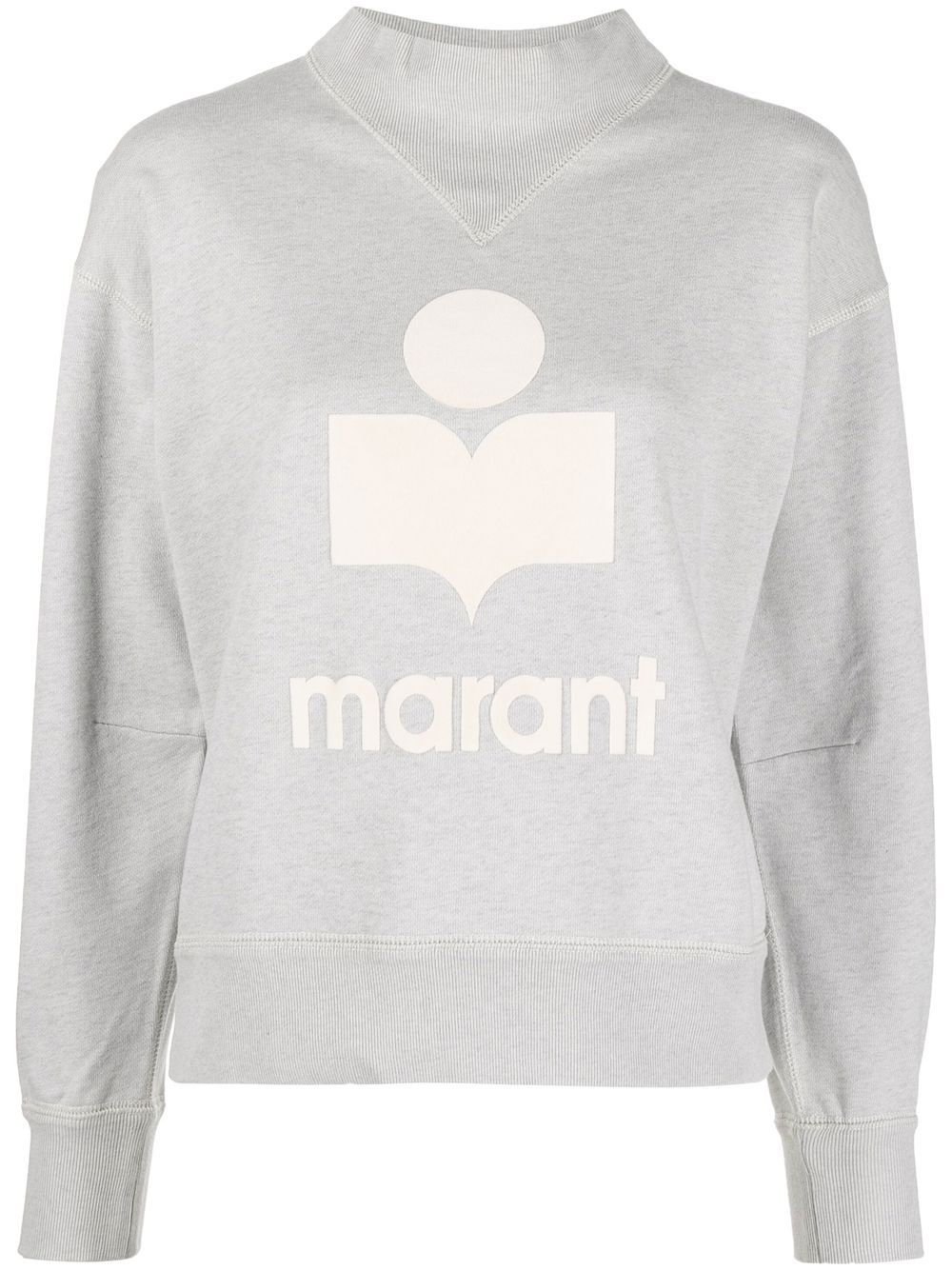 Marant Étoile MARANT ETOILE- Moby Logo Cotton Sweatshirt