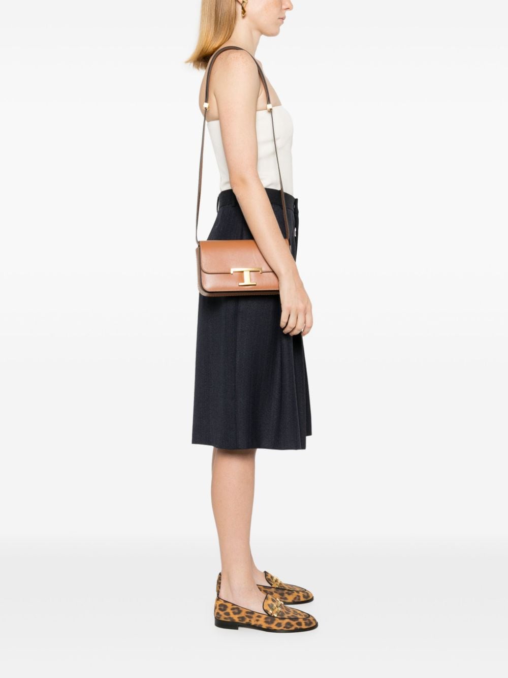 Tod's TOD'S- T Timeless Micro Leather Shoulder Bag