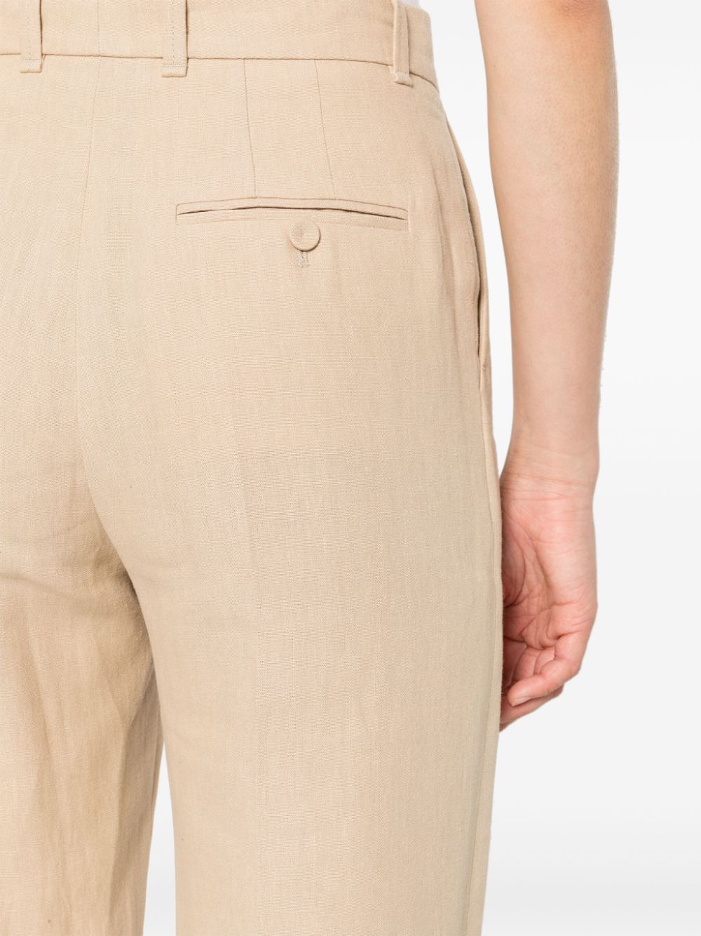 Chloé CHLOÉ- Linen Flared Trousers