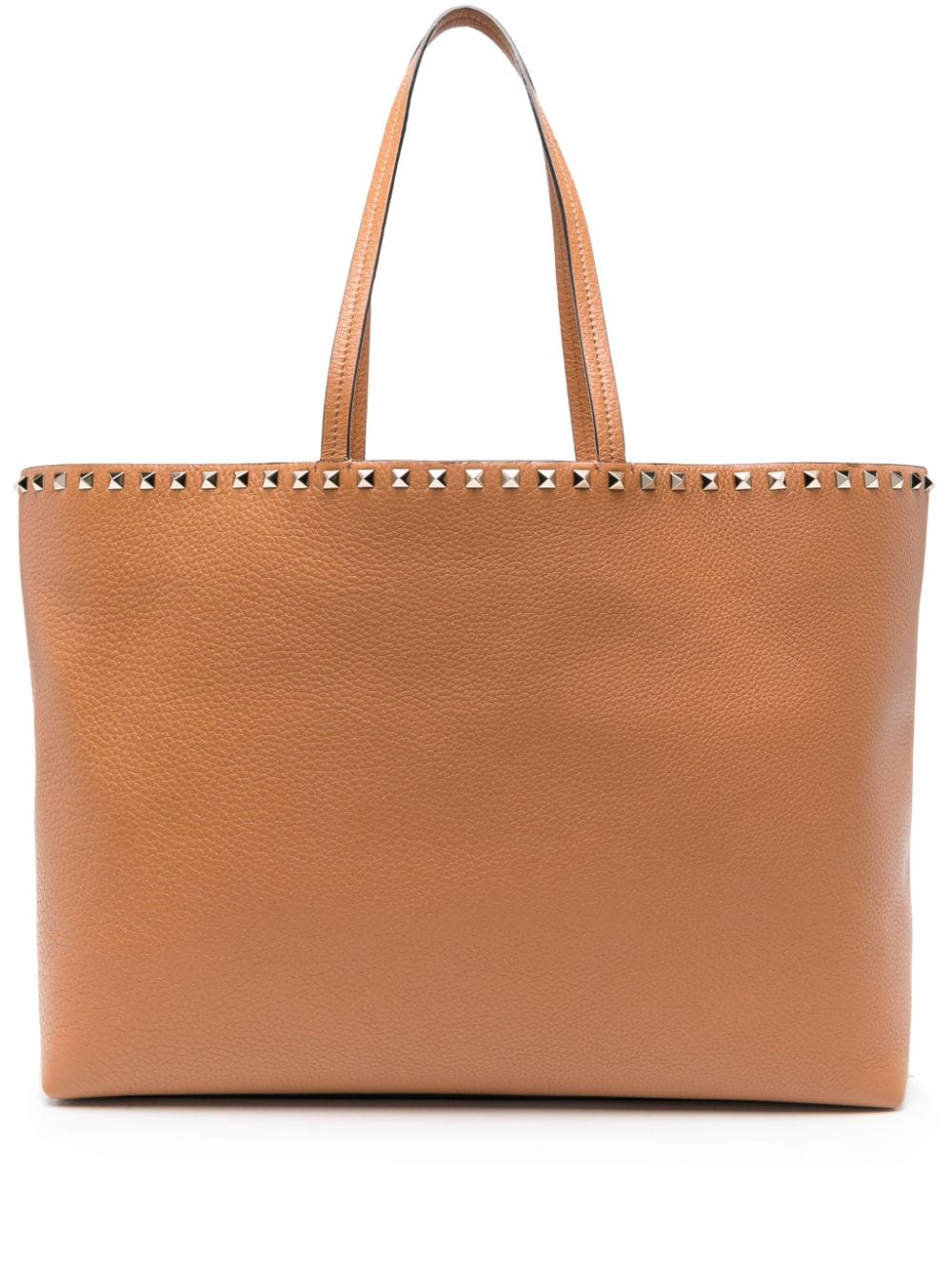 VALENTINO GARAVANI VALENTINO GARAVANI- Rockstud Leather Tote Bag