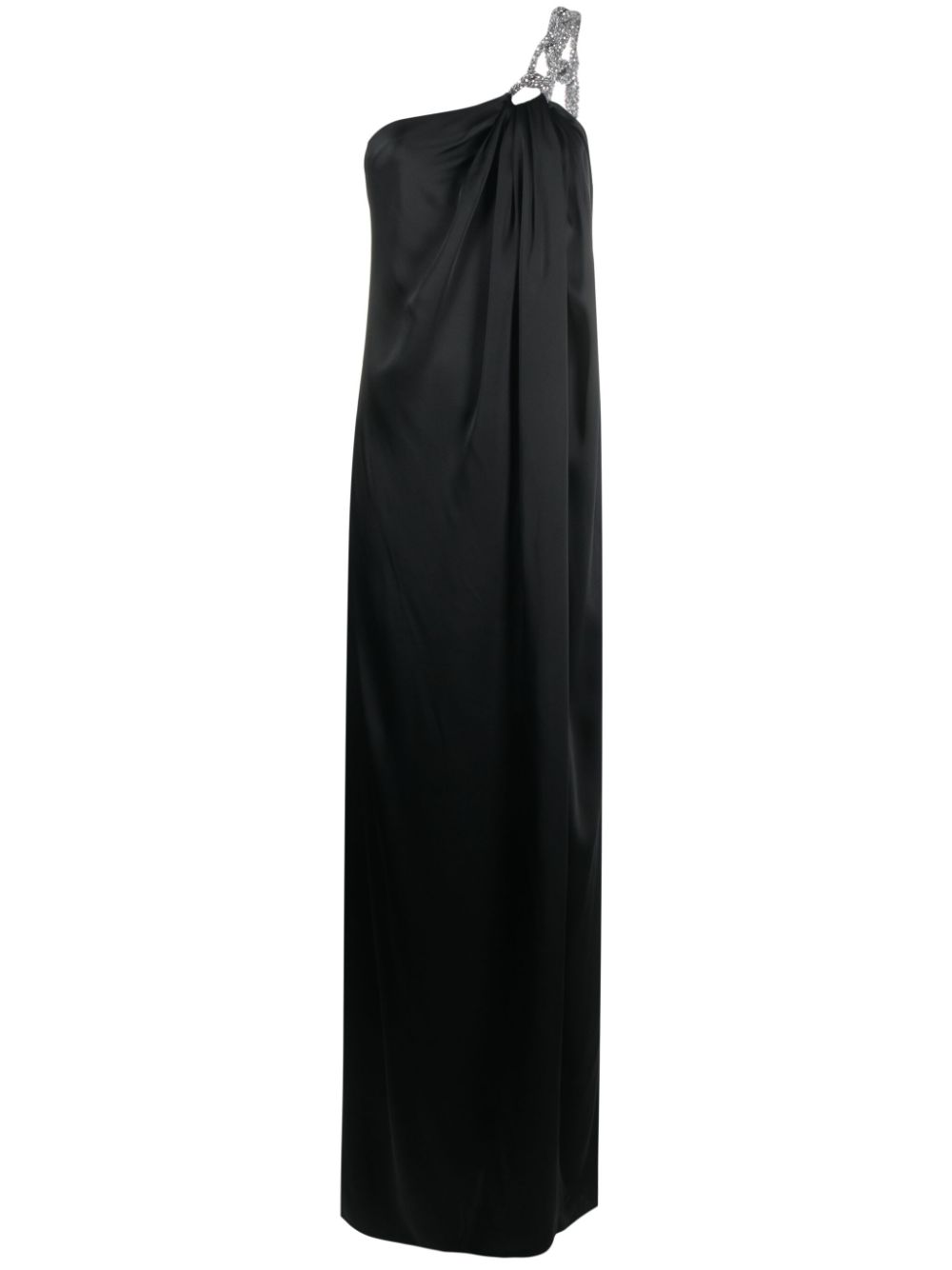 Stella McCartney STELLA MCCARTNEY- Crystal One-shoulder Long Dress