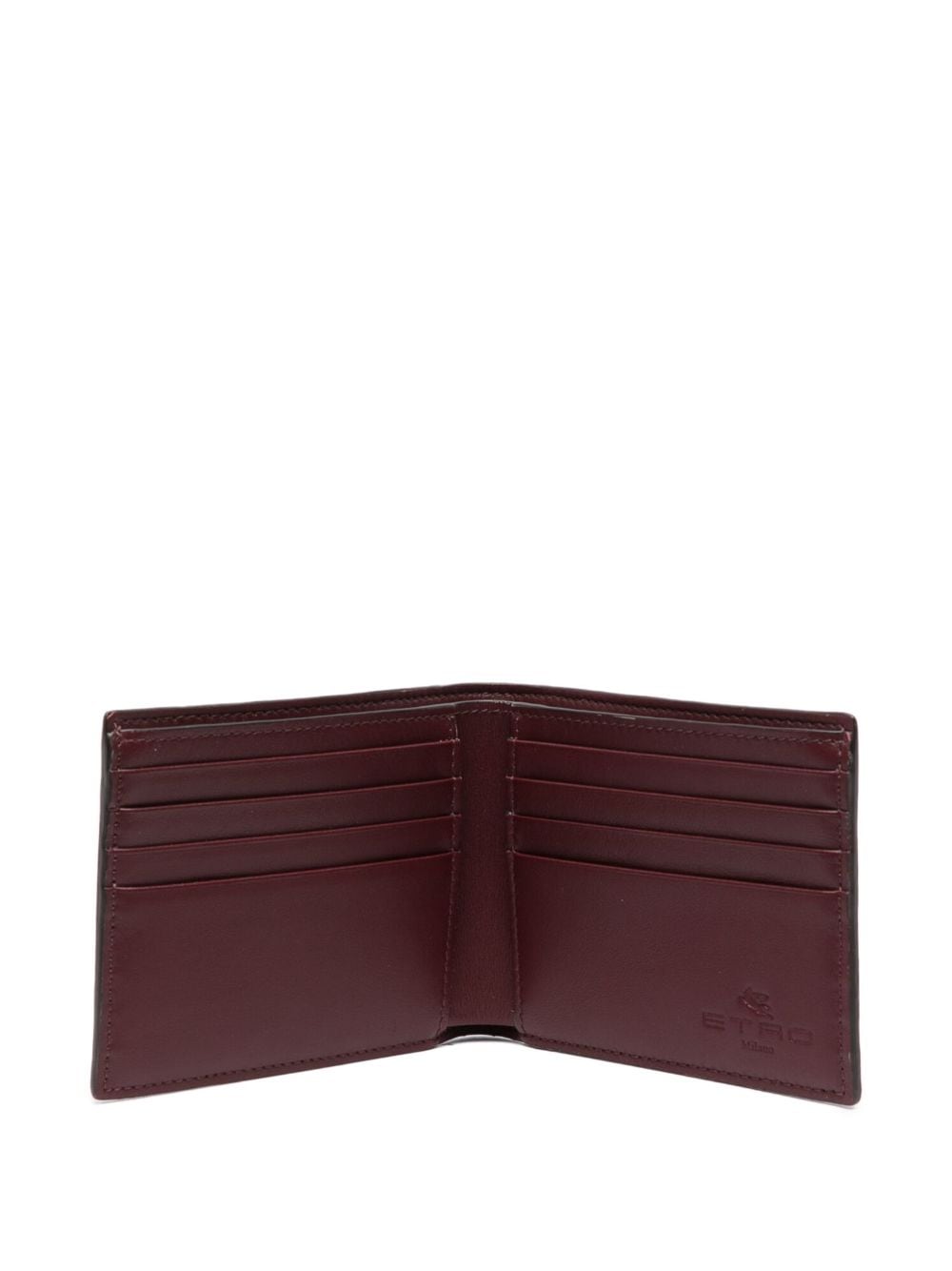 Etro ETRO- Paisley Embroidered Logo Wallet