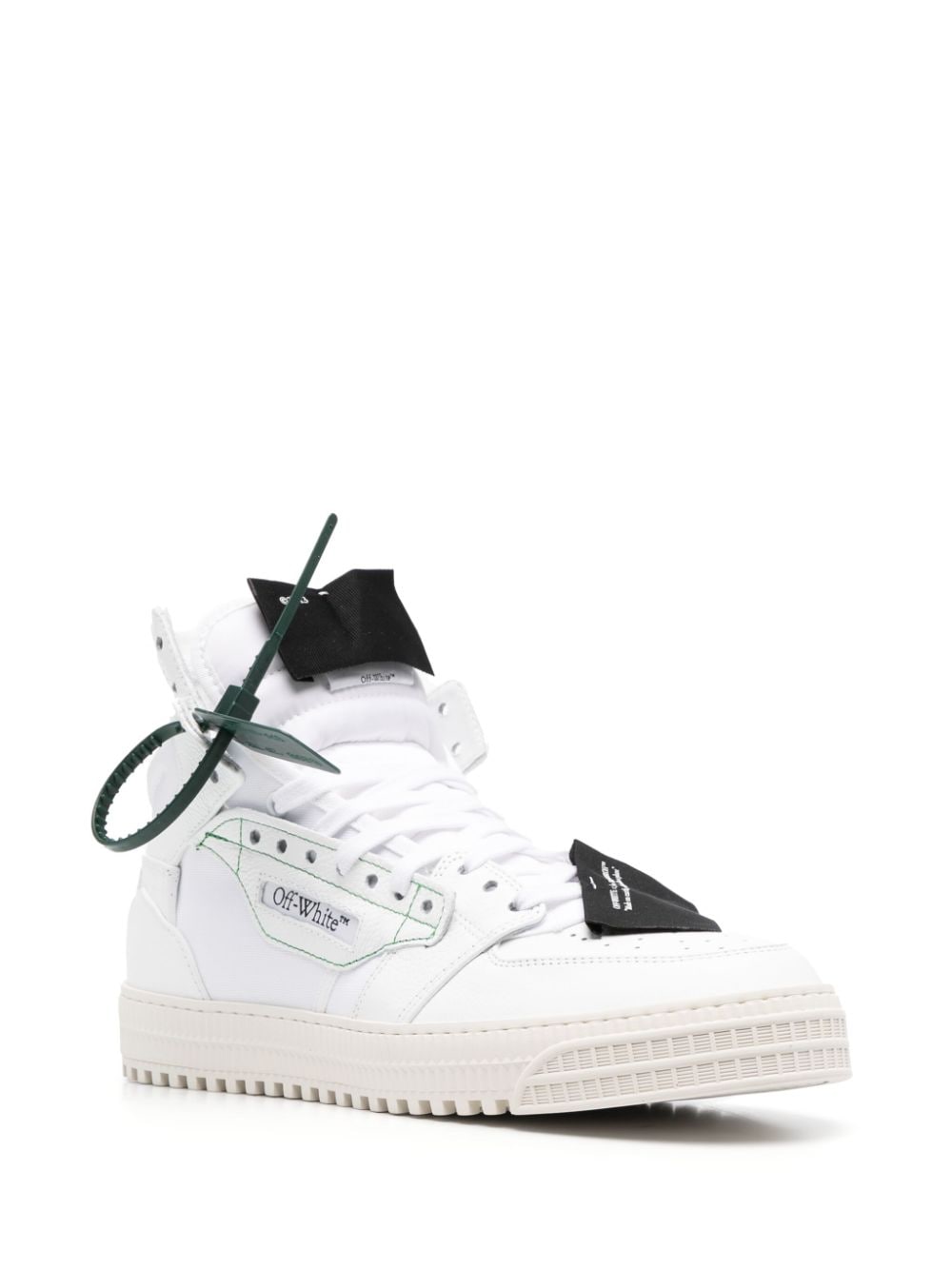 OFF-WHITE OFF-WHITE- 3.0 Off Court Leather Sneakers