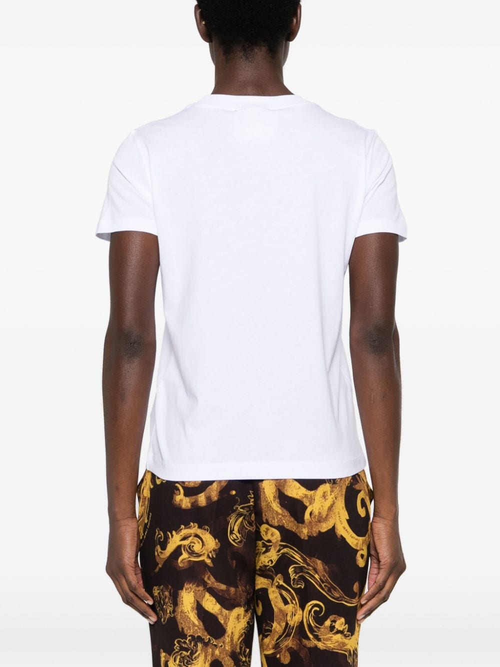 Versace Jeans Couture VERSACE JEANS COUTURE- Cotton T-shirt With Print