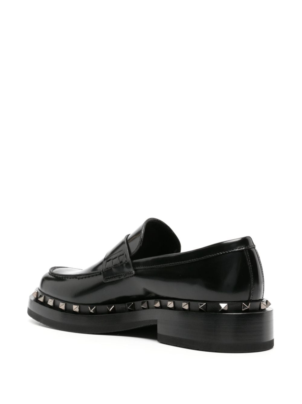 VALENTINO GARAVANI VALENTINO GARAVANI- Rockstud M-way Leather Loafers