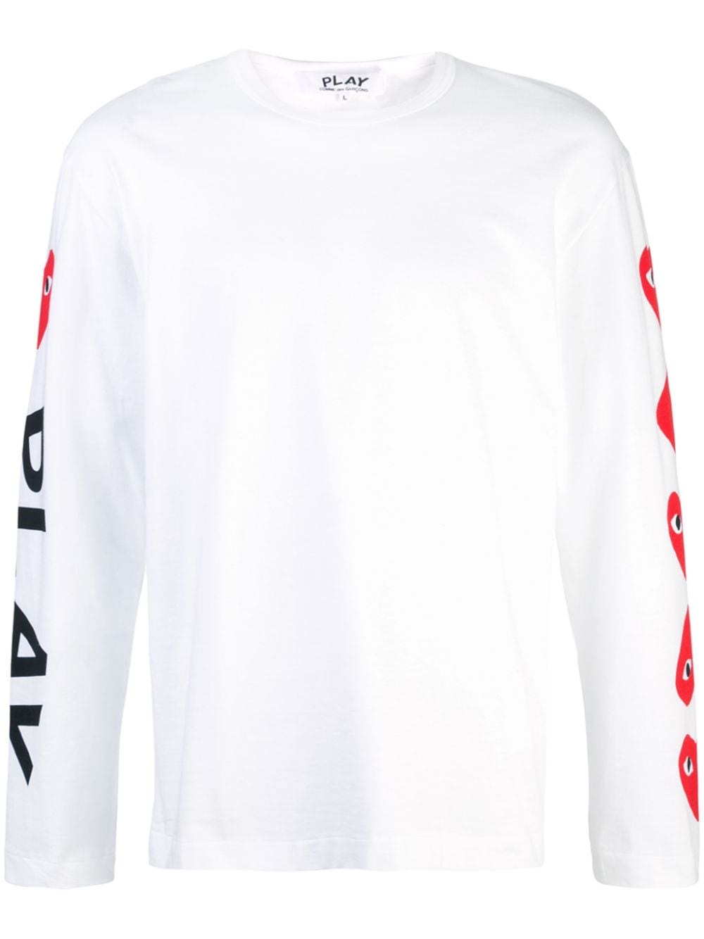 Comme Des Garçons Play COMME DES GARCONS PLAY- Logo Long Sleeve T-shirt