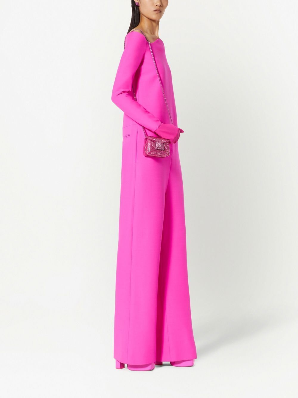 Valentino VALENTINO- Wool And Silk Blend Jumpsuit