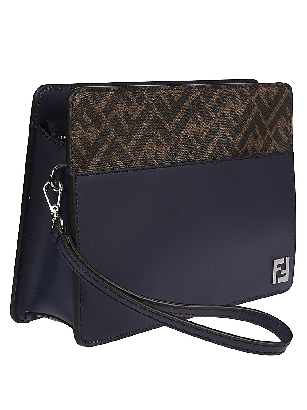 FENDI FENDI- Logo Clutch Bag