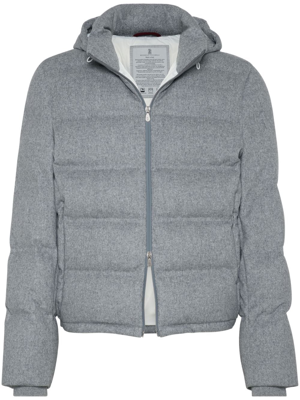 Brunello Cucinelli BRUNELLO CUCINELLI- Wool Down Jacket