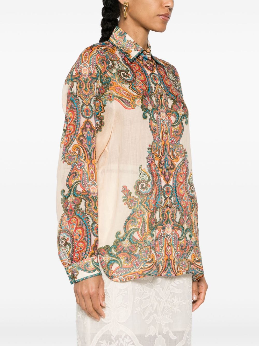 Zimmermann ZIMMERMANN- Paisley Print Oversized Shirt