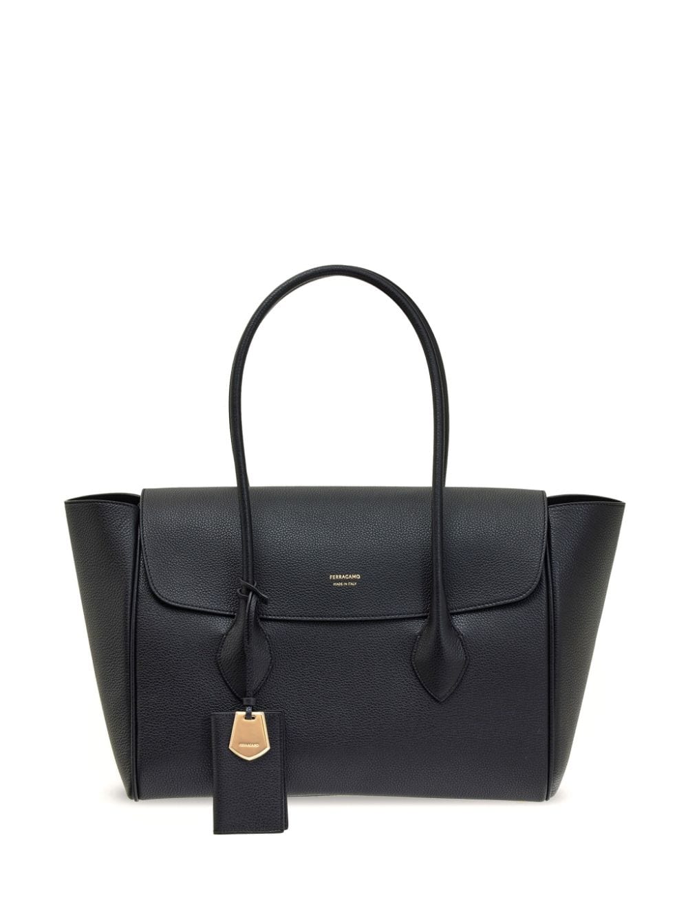 Ferragamo FERRAGAMO- Firenze Large Leather Tote Bag