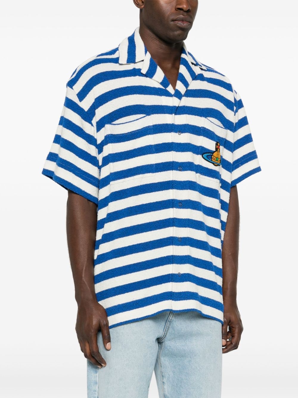 Vivienne Westwood VIVIENNE WESTWOOD- Shirt With Striped Print