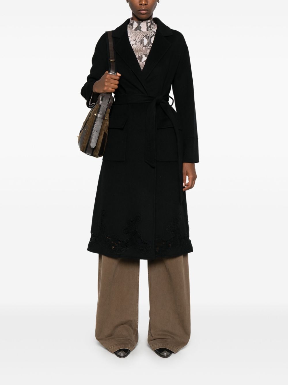 Ermanno ERMANNO- Wool Midi Coat