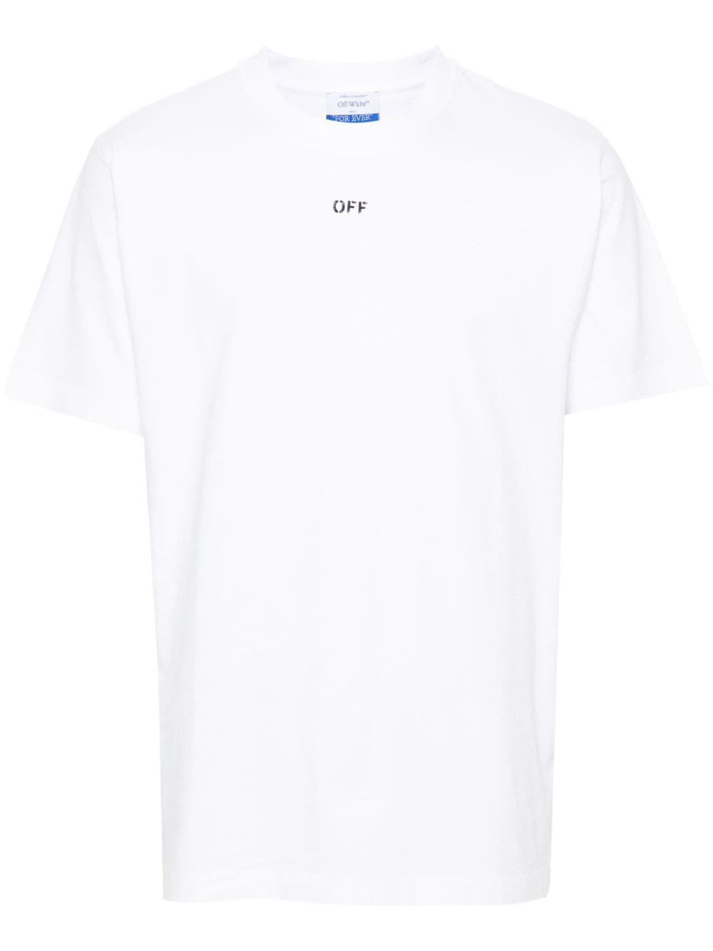 OFF-WHITE OFF-WHITE- Logo Cotton T-shirt