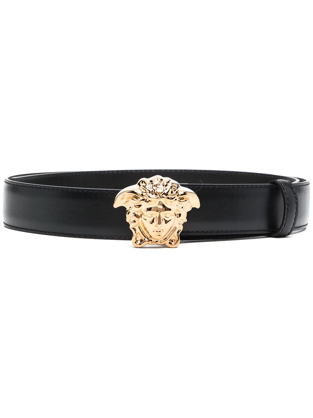 Versace VERSACE- La Medusa Leather Belt