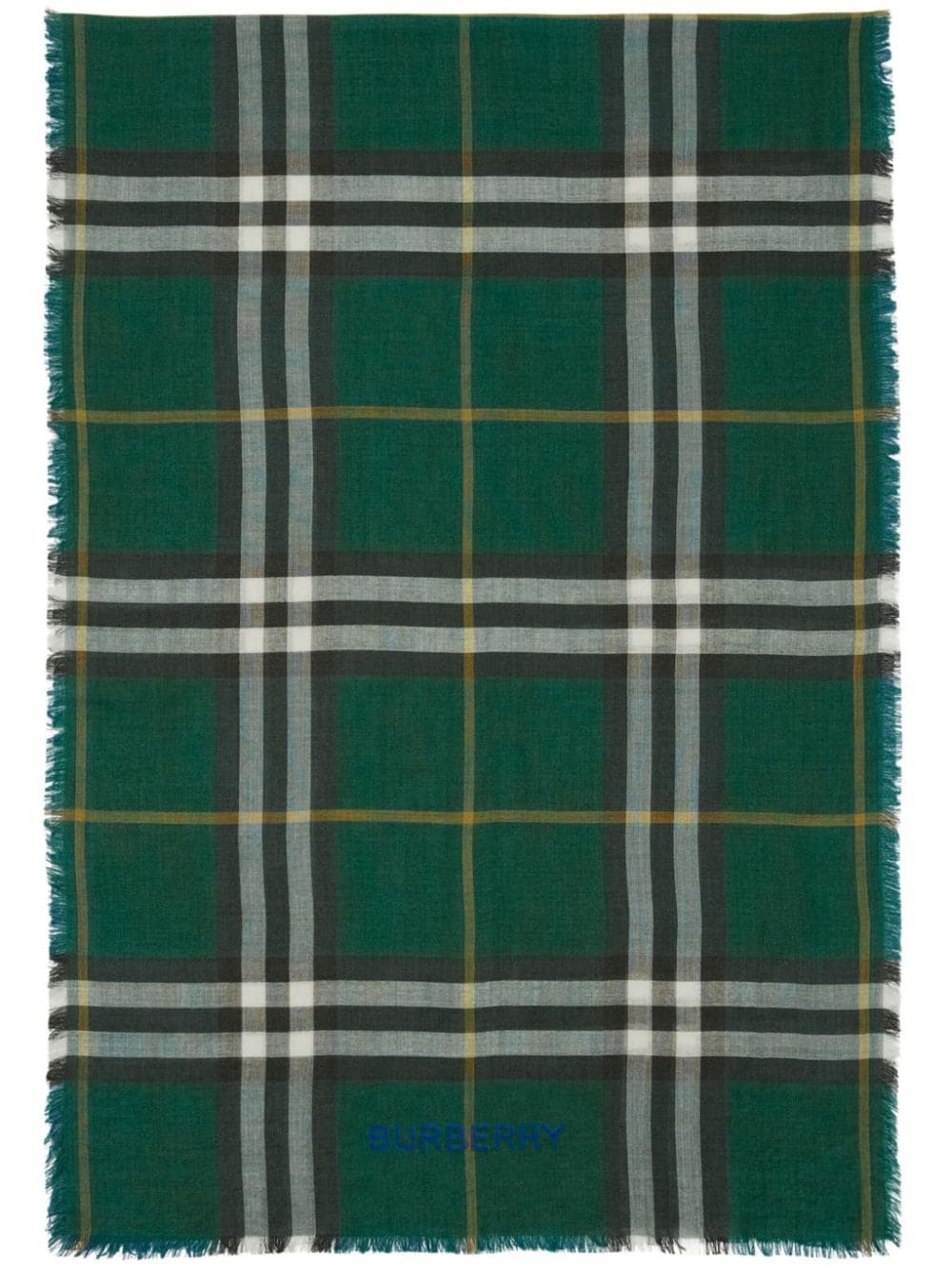 Burberry BURBERRY- Check Motif Wool Scarf