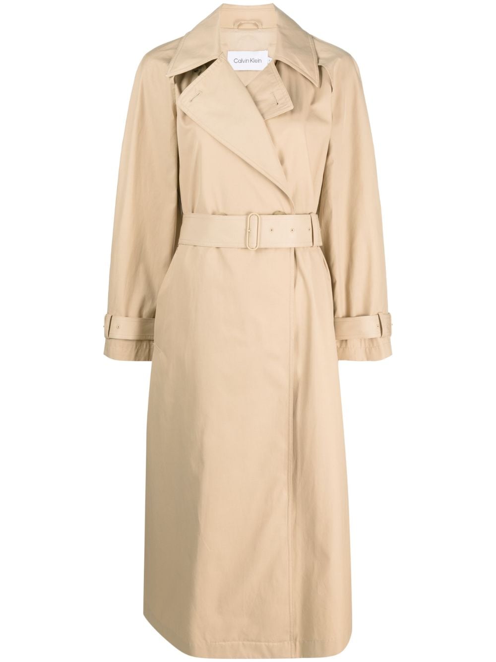 Calvin Klein CALVIN KLEIN- Long Coat With Belt