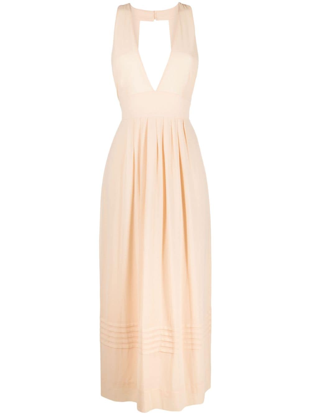 See By Chloé SEE BY CHLOÉ- Halter Neck Georgette Long Dress