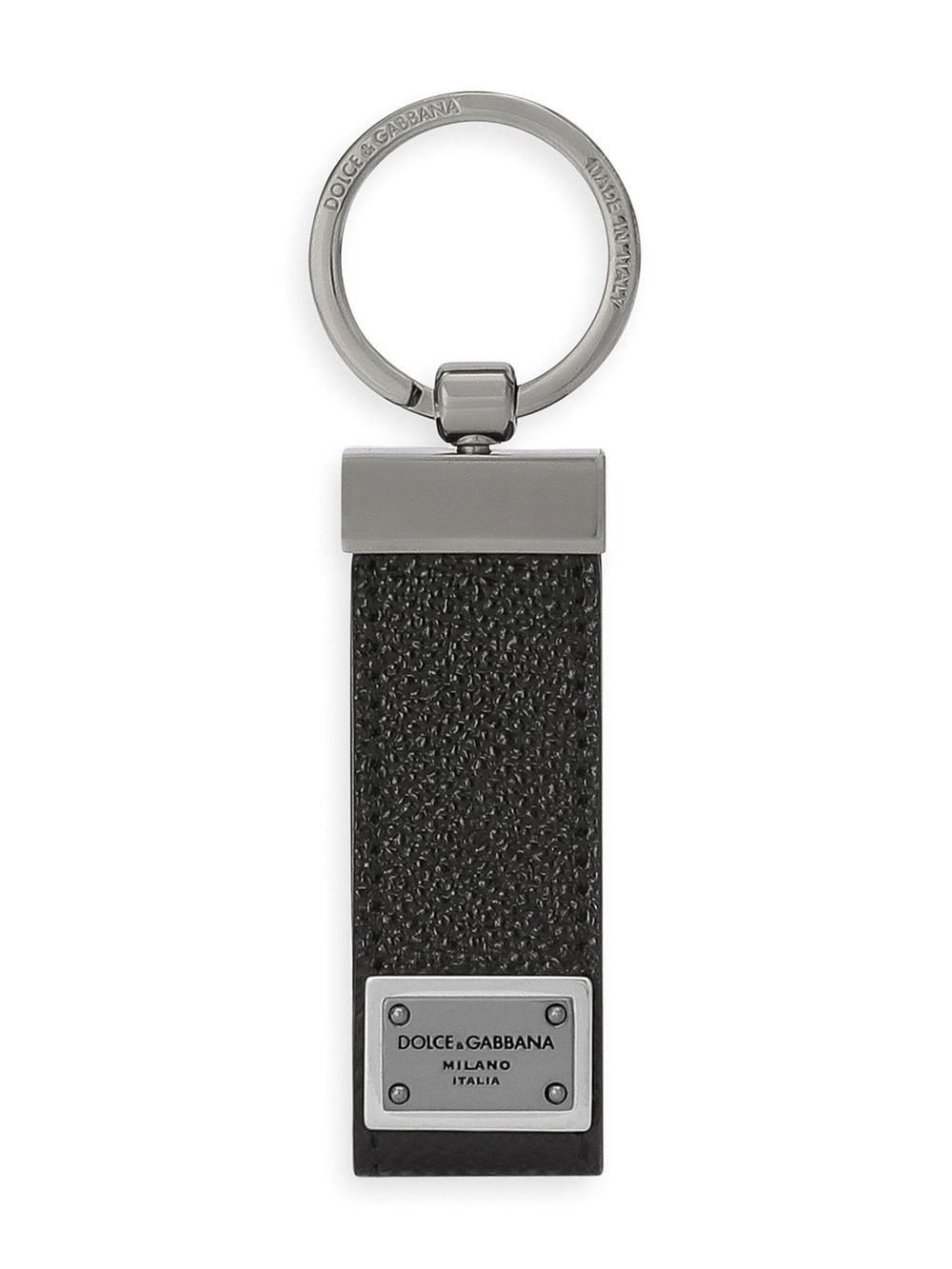 Dolce & Gabbana DOLCE & GABBANA- Logo Leather Key Holder