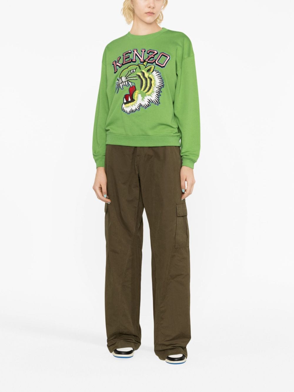 Kenzo KENZO- Tiger Varsity Cotton Sweatshirt