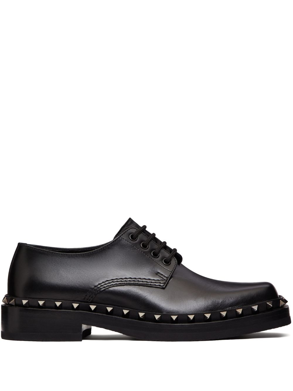 VALENTINO GARAVANI VALENTINO GARAVANI- Rockstud Leather Derby Shoes