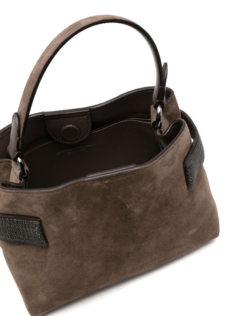 Brunello Cucinelli BRUNELLO CUCINELLI- Suede Handbag