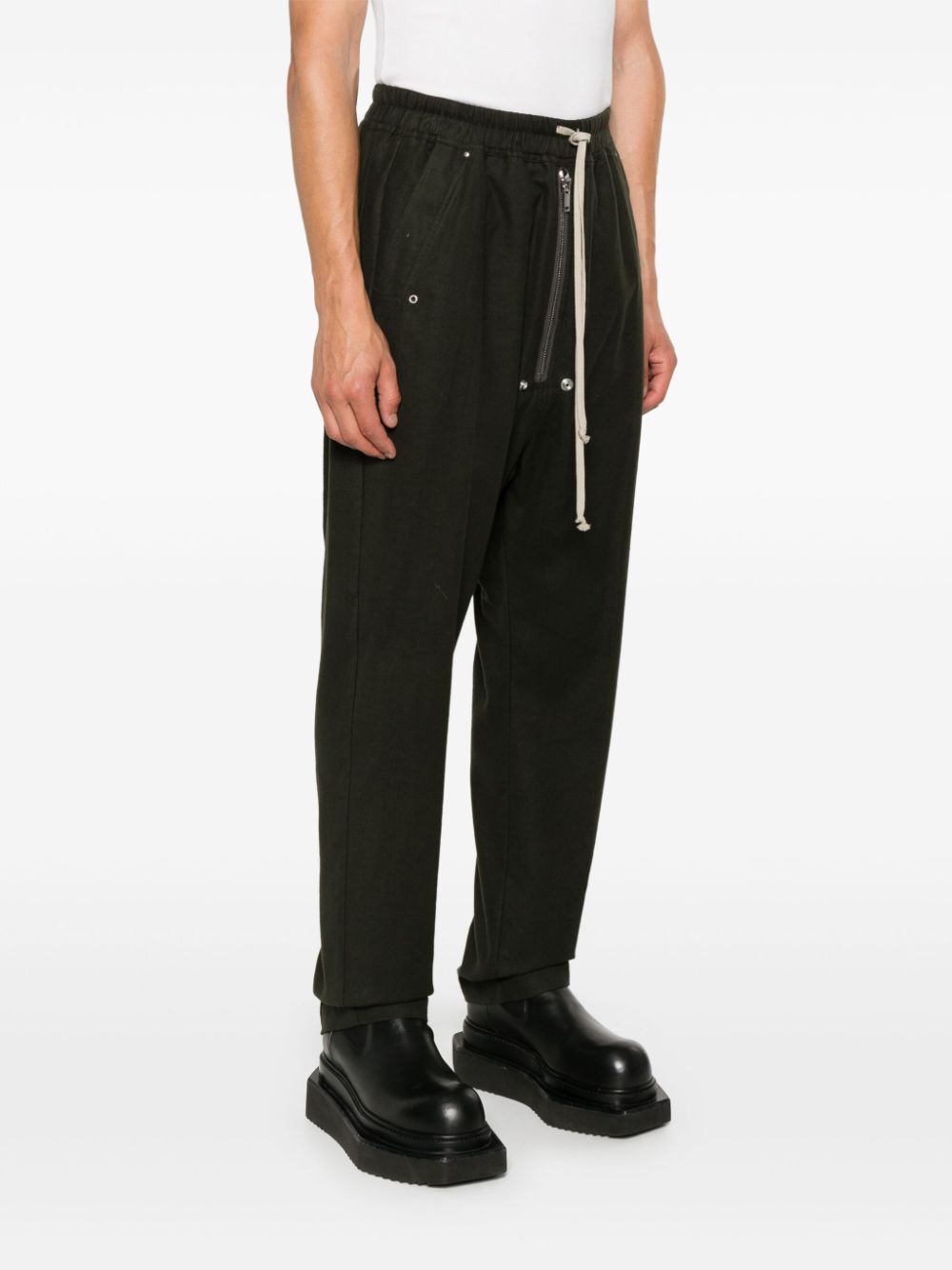 Rick Owens RICK OWENS- Trousers With Logo