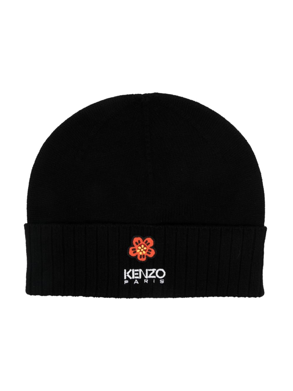 Kenzo KENZO- Boke Flower Crest Wool Beanie