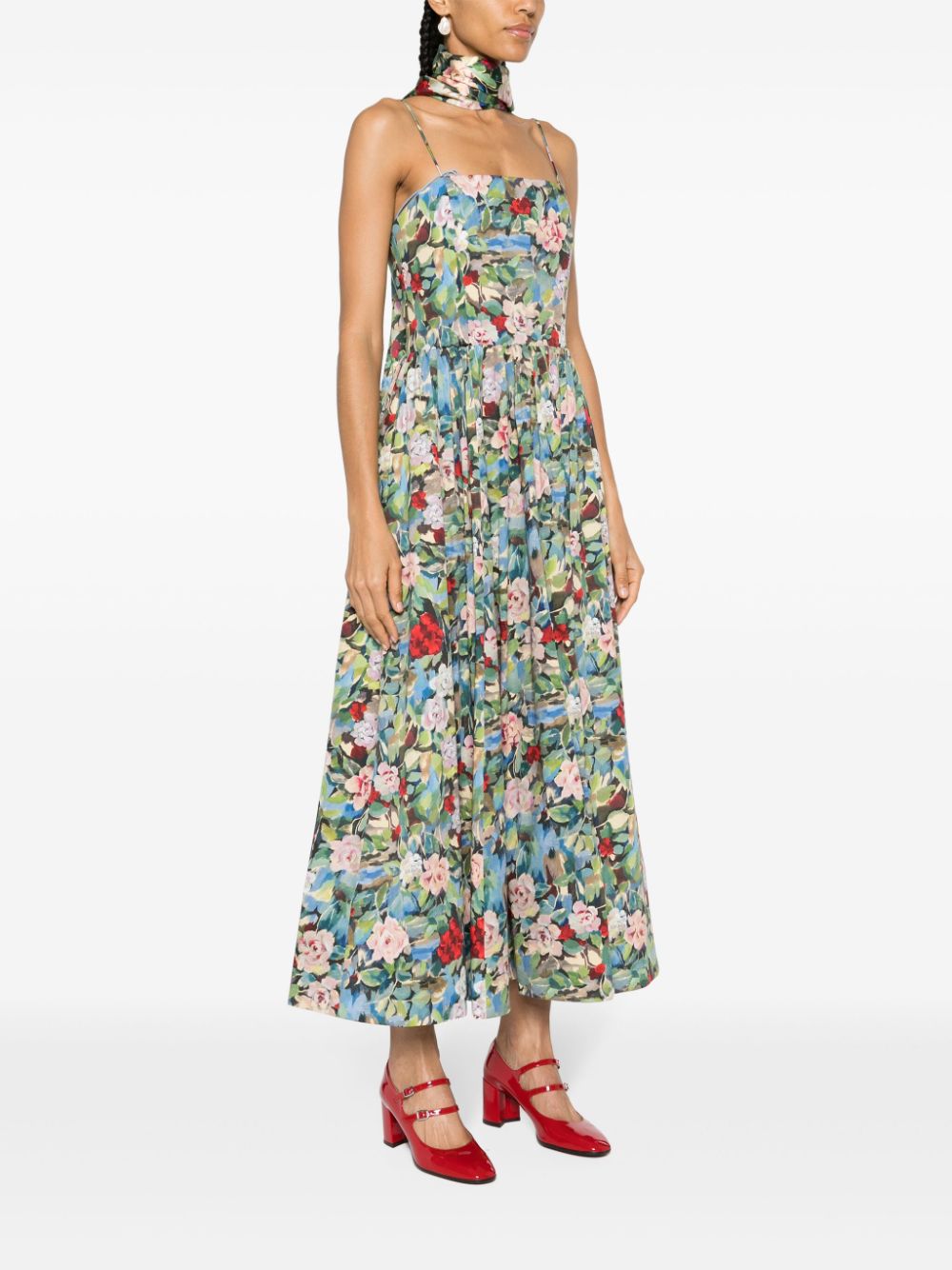  ALICE+OLIVIA- Glynis Printed Maxi Dress