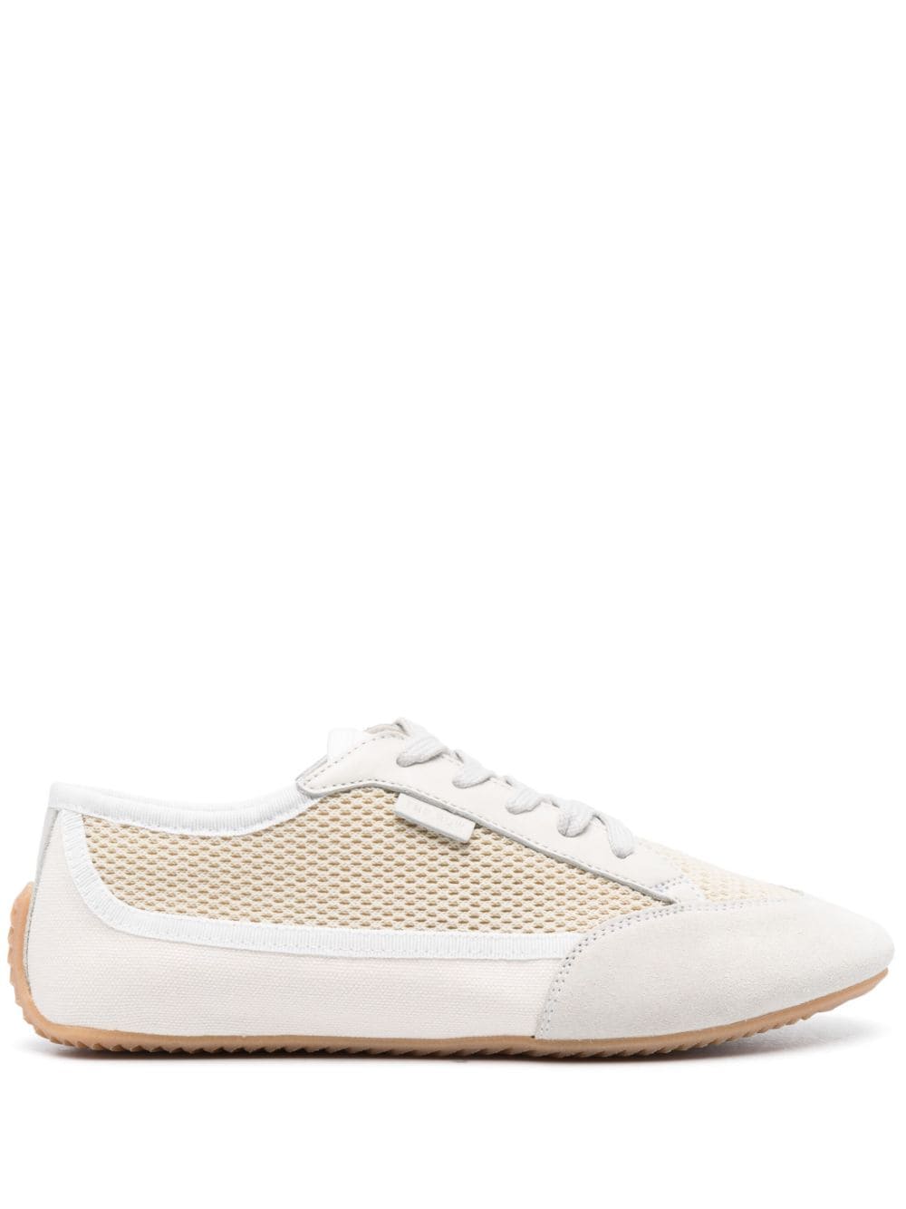 The Row THE ROW- Bonnie Canvas And Leather Sneakers