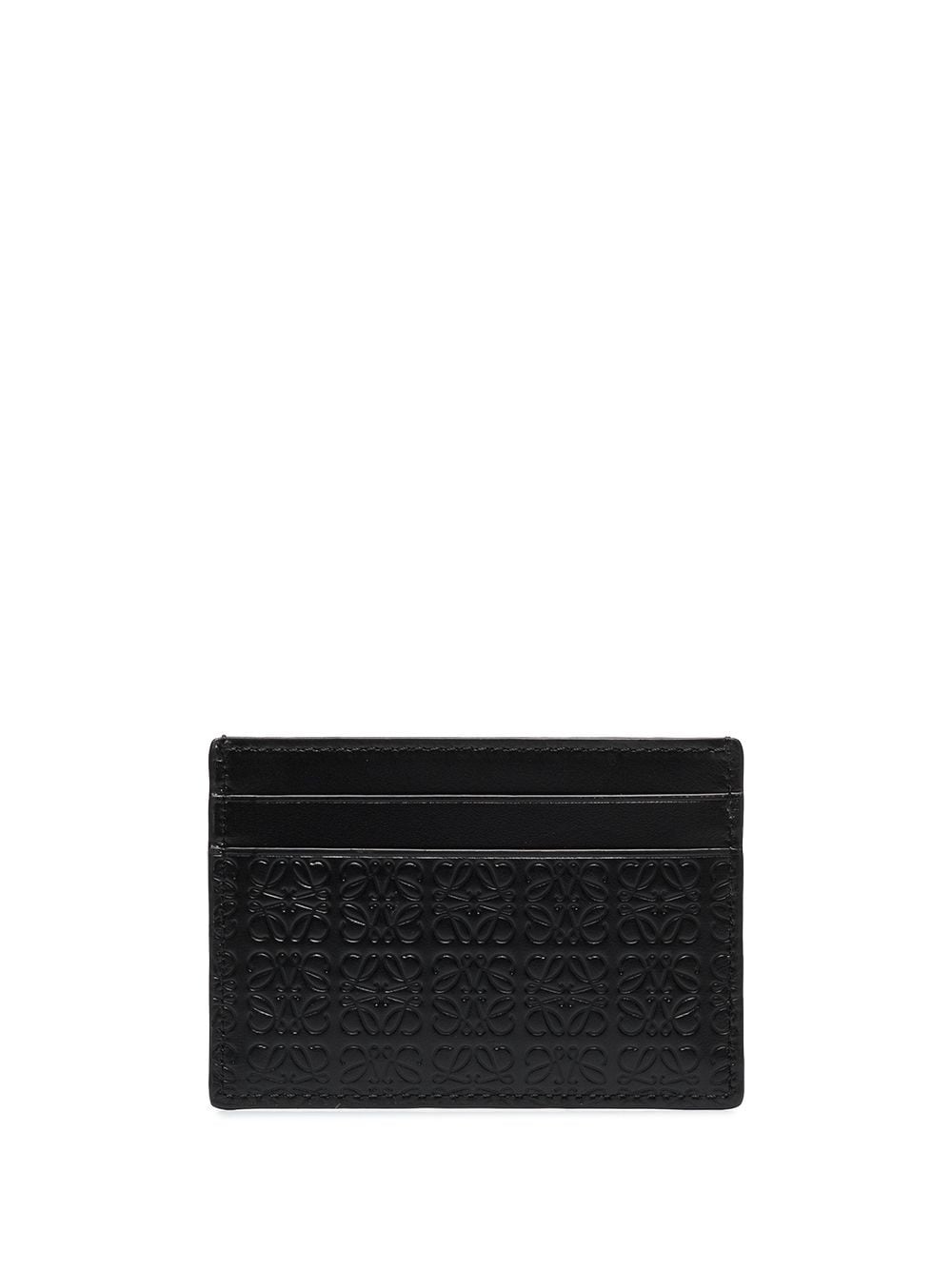 Loewe LOEWE- Repeat Embossed Leather Credit Card Case