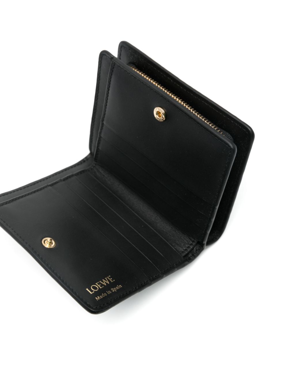 Loewe LOEWE- Repeat Embossed Leather Zip Wallet