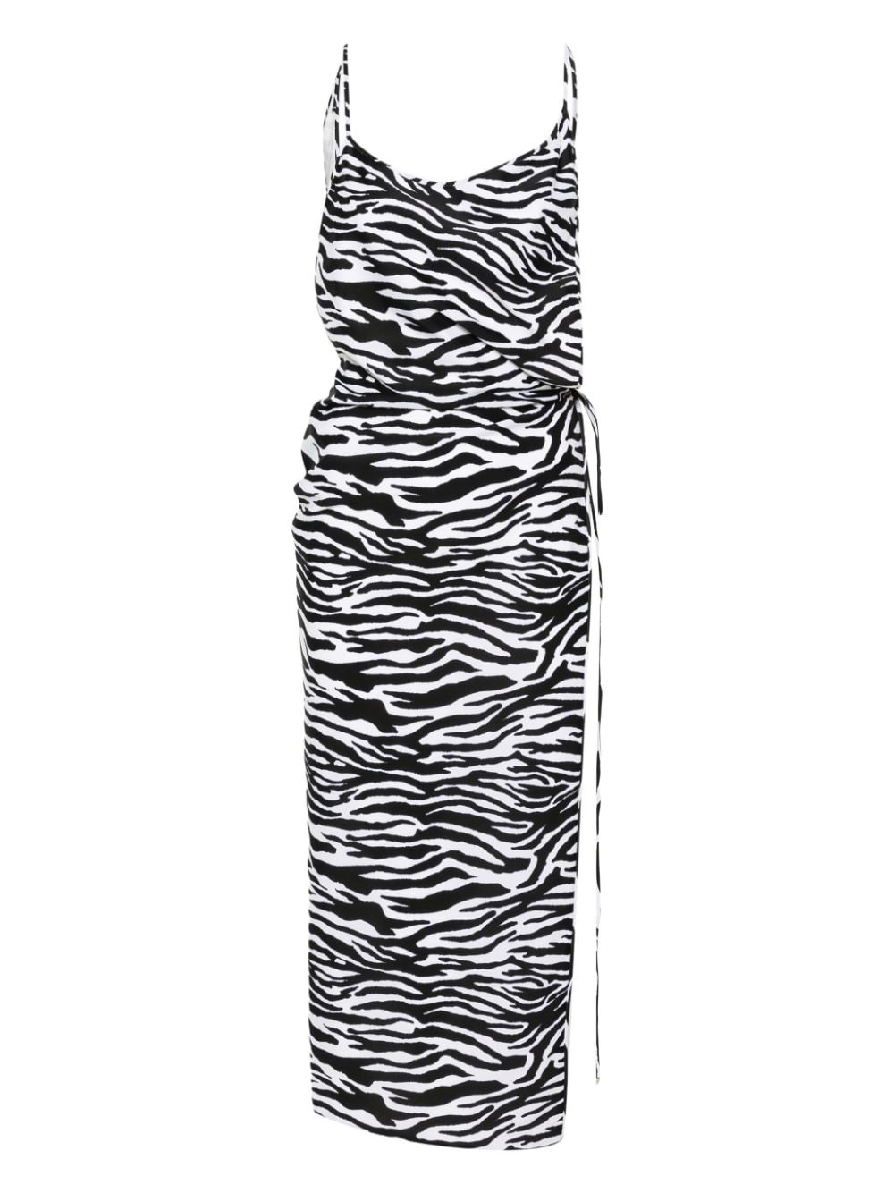 The Attico THE ATTICO- Zebra Print Mini Dress