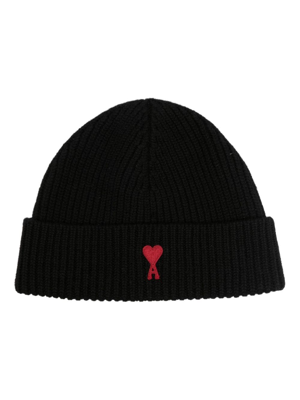 Ami Paris AMI PARIS- Ami De Coeur Wool Beanie