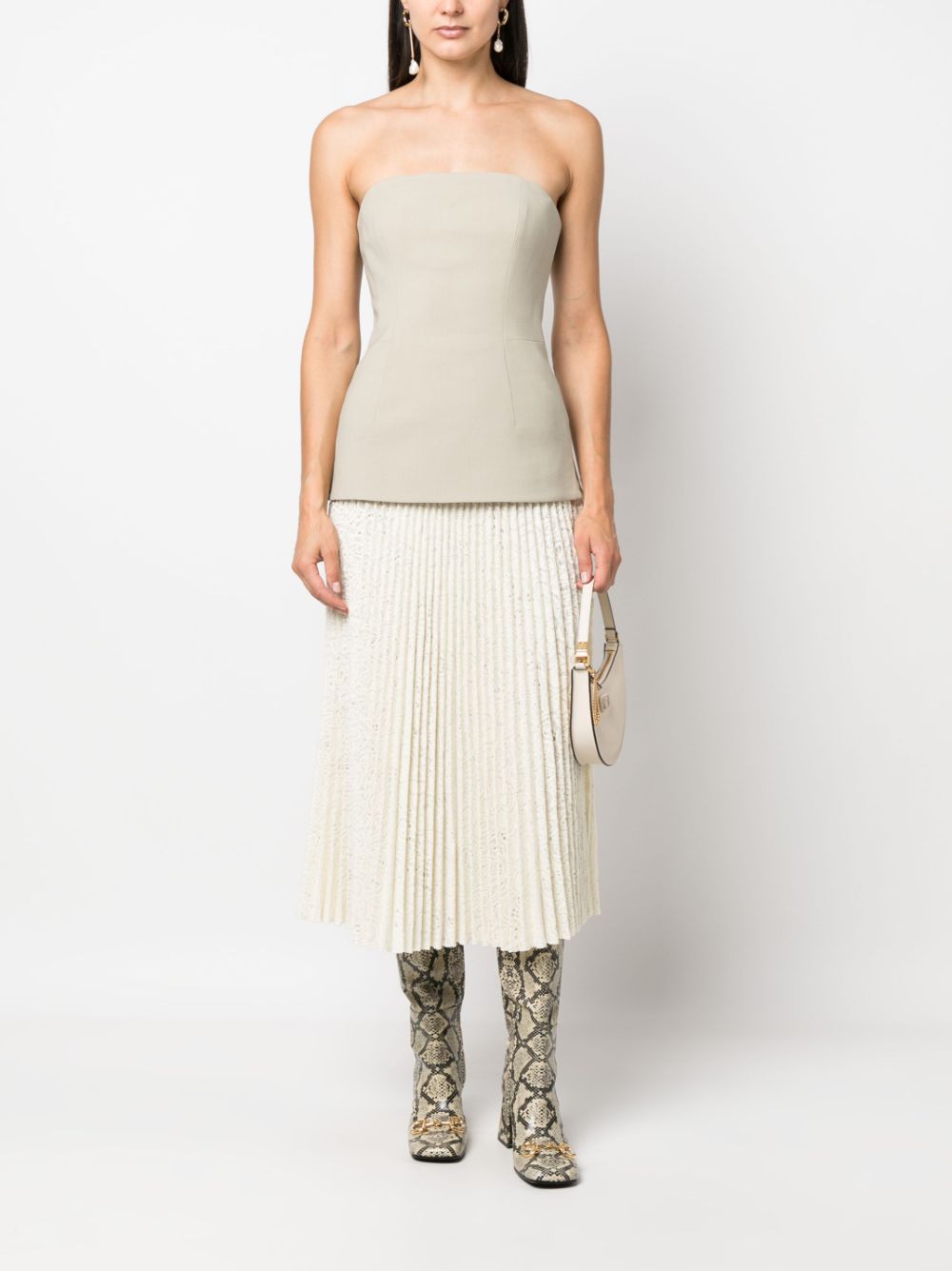 Ermanno Scervino ERMANNO SCERVINO- Wool Blend Longuette Skirt