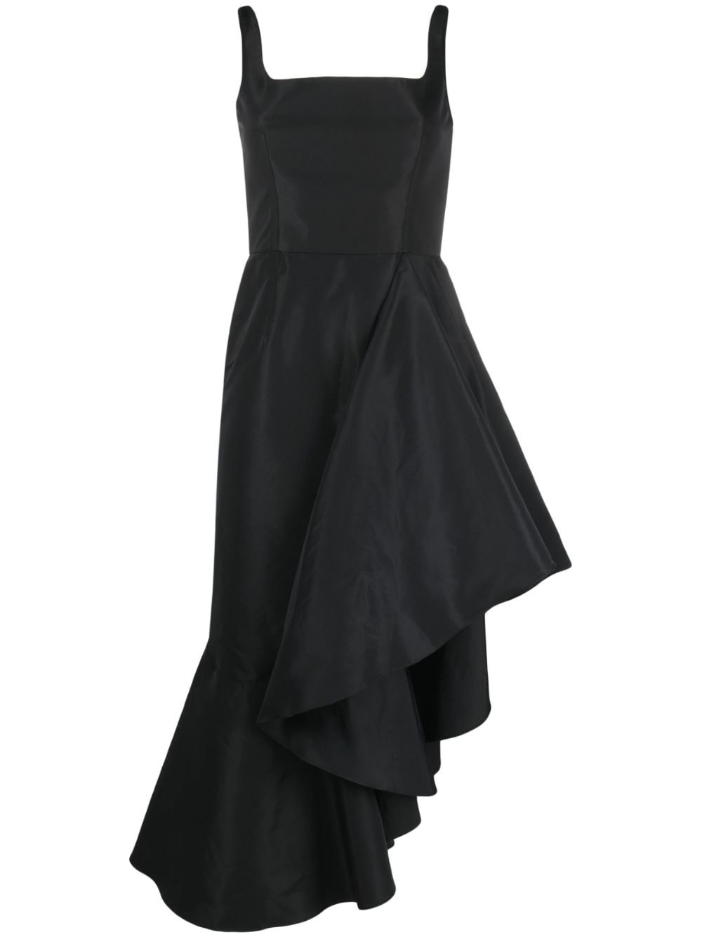 Alexander McQueen ALEXANDER MCQUEEN- Asymmetric Draped Midi Dress