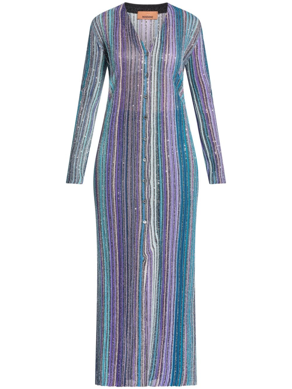 Missoni MISSONI- Striped Long Cardigan