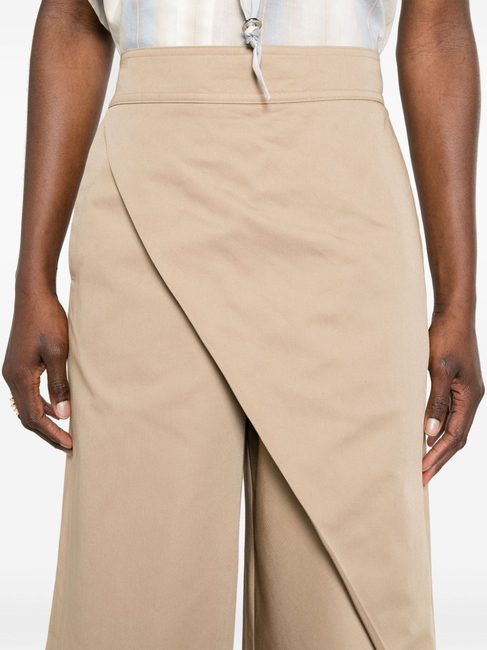 Loewe LOEWE- Wrapped Cropped Trousers