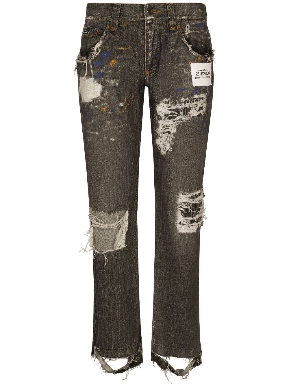 Dolce & Gabbana DOLCE & GABBANA- Ripped Denim Jeans