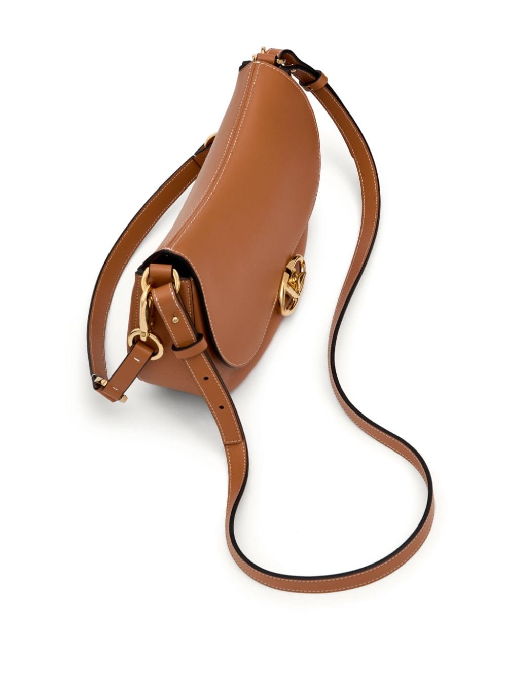 VALENTINO GARAVANI VALENTINO GARAVANI- Ohval Small Leather Shoulder Bag