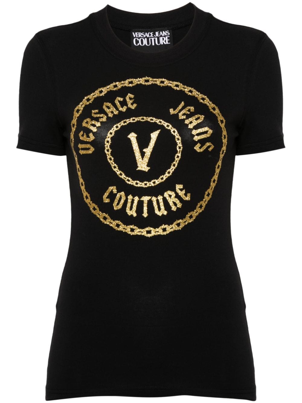 Versace Jeans Couture VERSACE JEANS COUTURE- Crew Neck Sweater Jersey Stretch