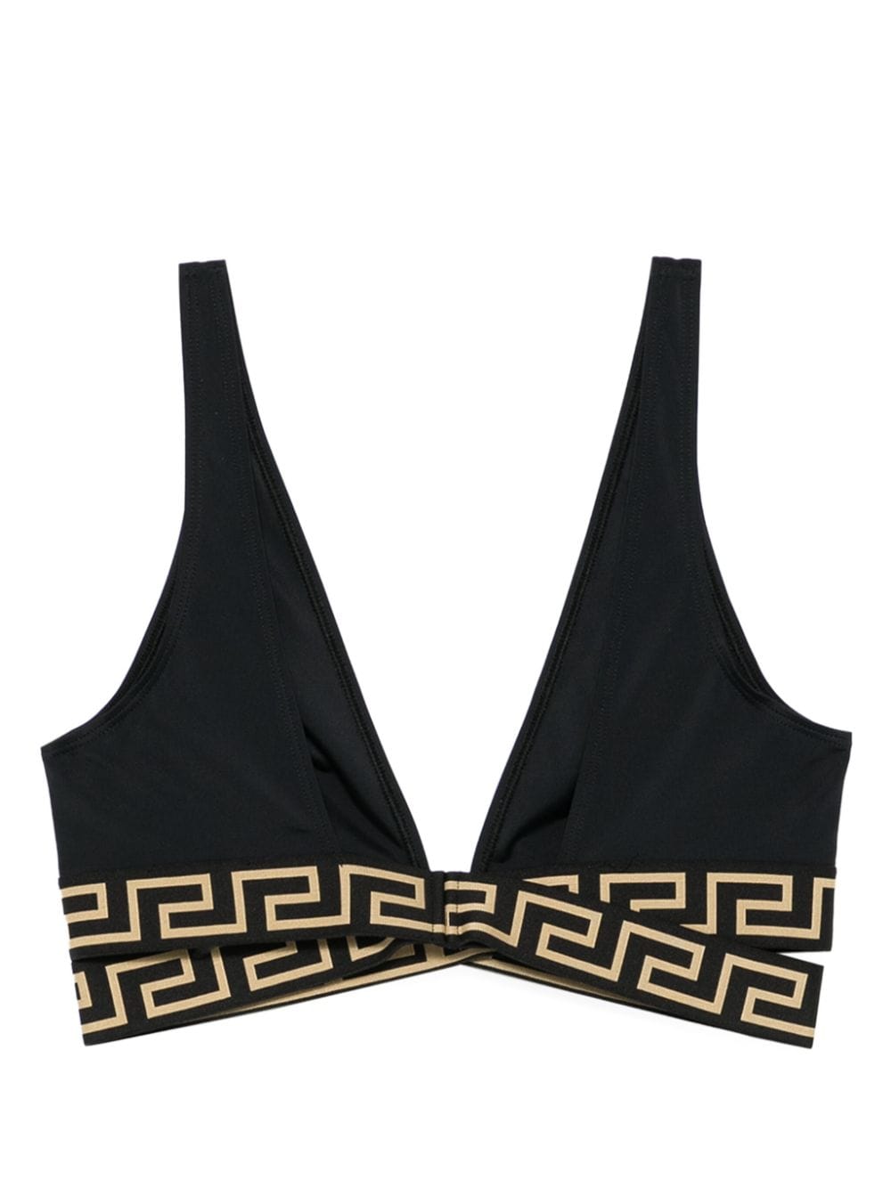 Versace VERSACE- Greca-print Bikini Top