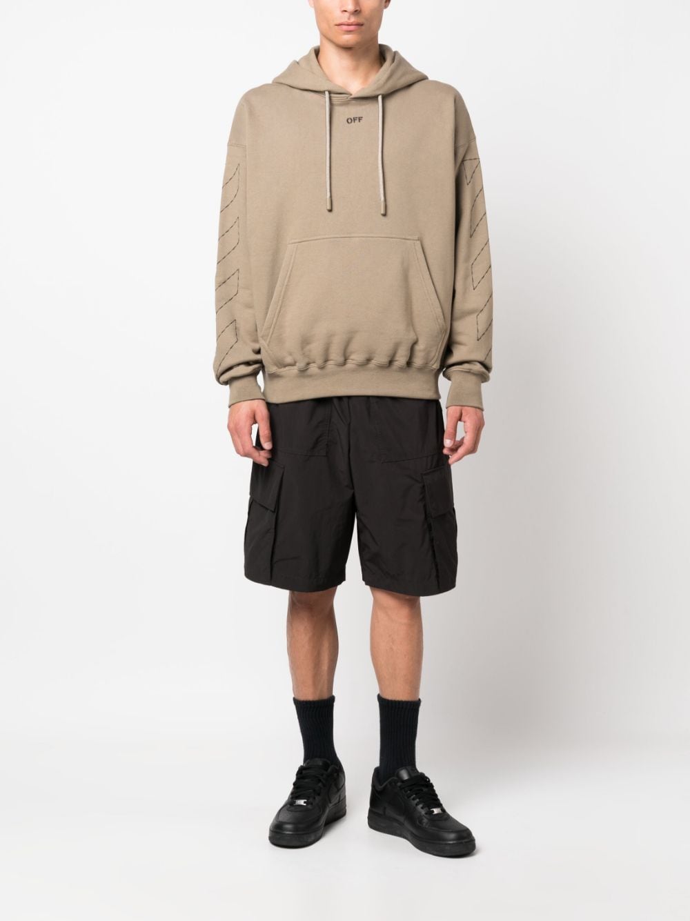 OFF-WHITE OFF-WHITE- Cotton Sweatshirt With Logo