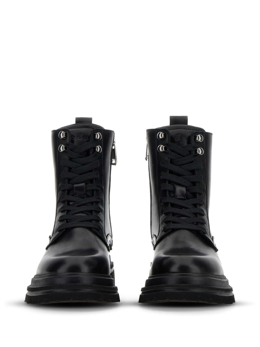 Hogan HOGAN- Leather Combat Boots