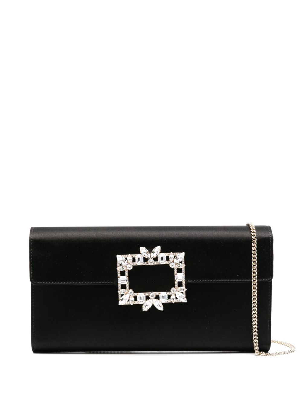 Roger Vivier ROGER VIVIER- Rv Broche Satin Clutch Bag